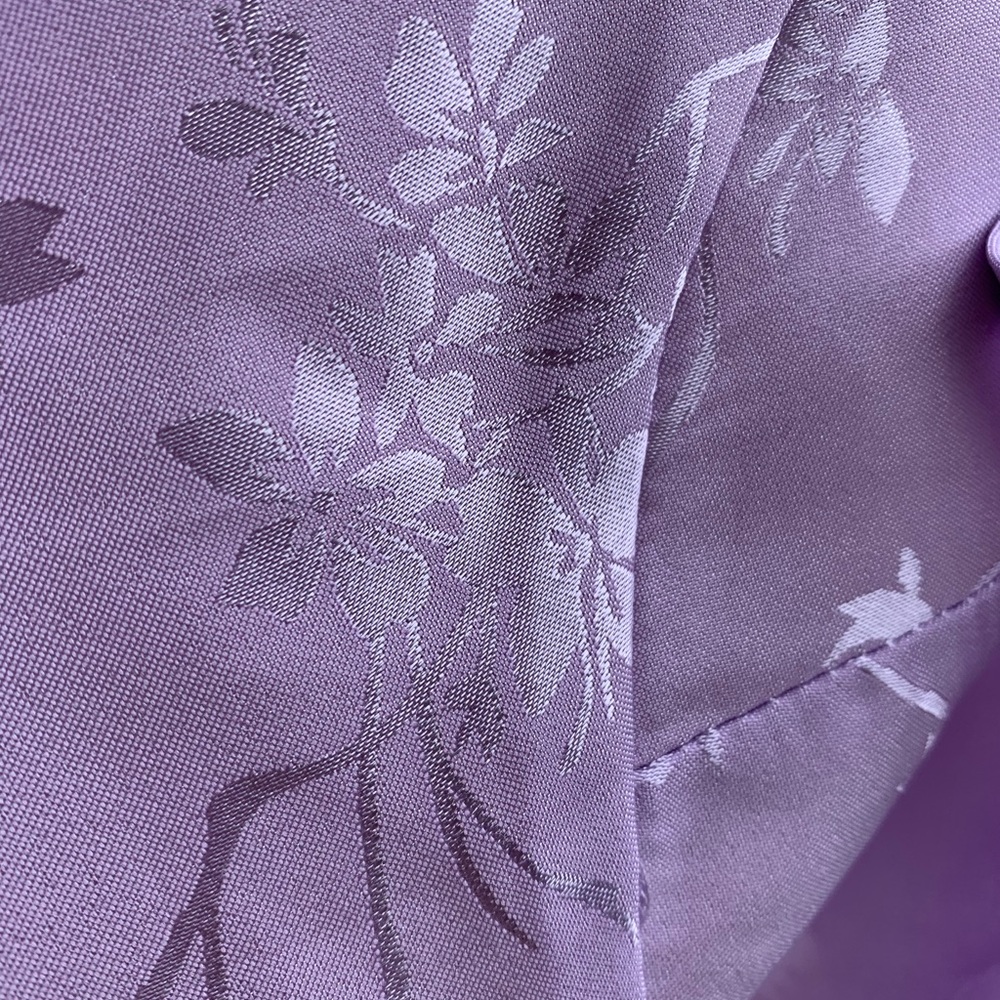 Halter Silk Tie Top Size small in lilac - Picture 8 of 11